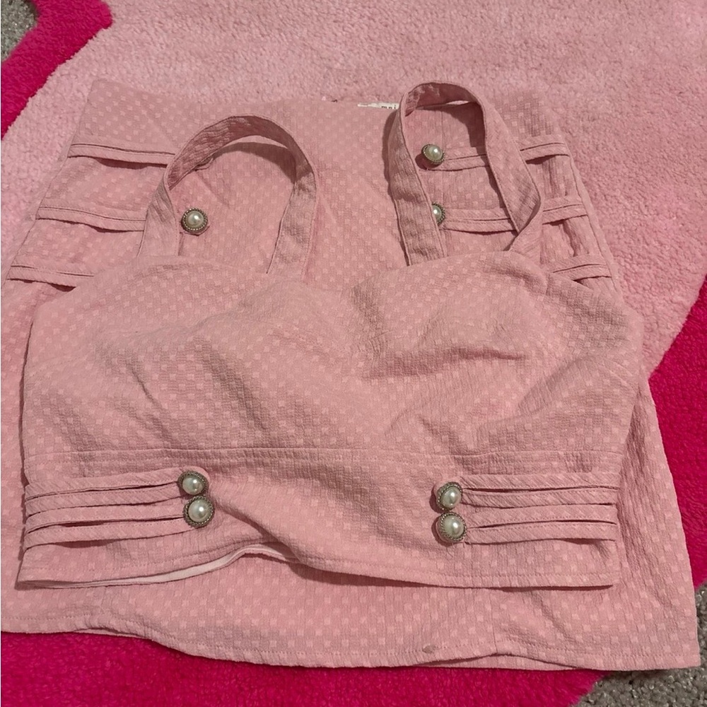 Diva Going Shopping Bustier Top And Skirt - Pink View 5